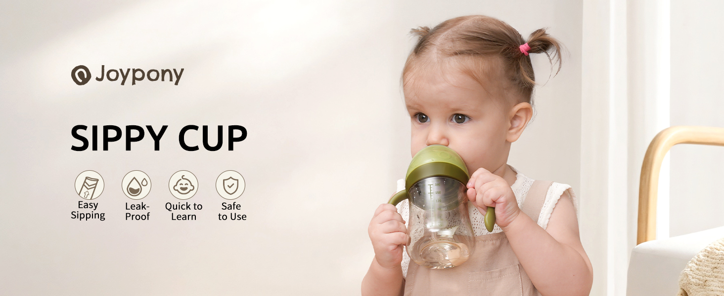 Amazon.com: Joypony Sippy Cups for Toddlers 1-3, Blue 2 Pack, 9 oz